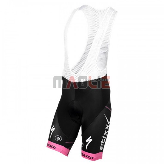 Maglia Quick Step manica corta 2016 rosa e nero